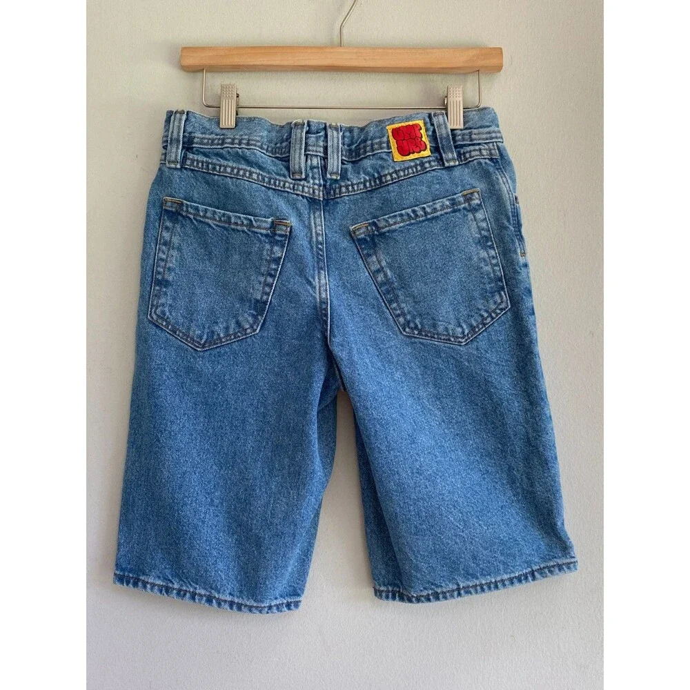Vintage Empyre Baggy Jean Shorts Womens 26 Blue Skate Relax Denim Streetwear Y2K